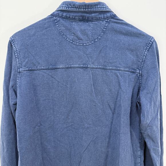 Natural Reflections Chambray Jean Jacket Women's Large Blue 100% Cotton - Picture 13 of 13